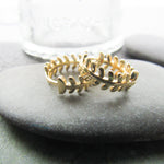 Gold Earrings by Balsamroot Jewelry