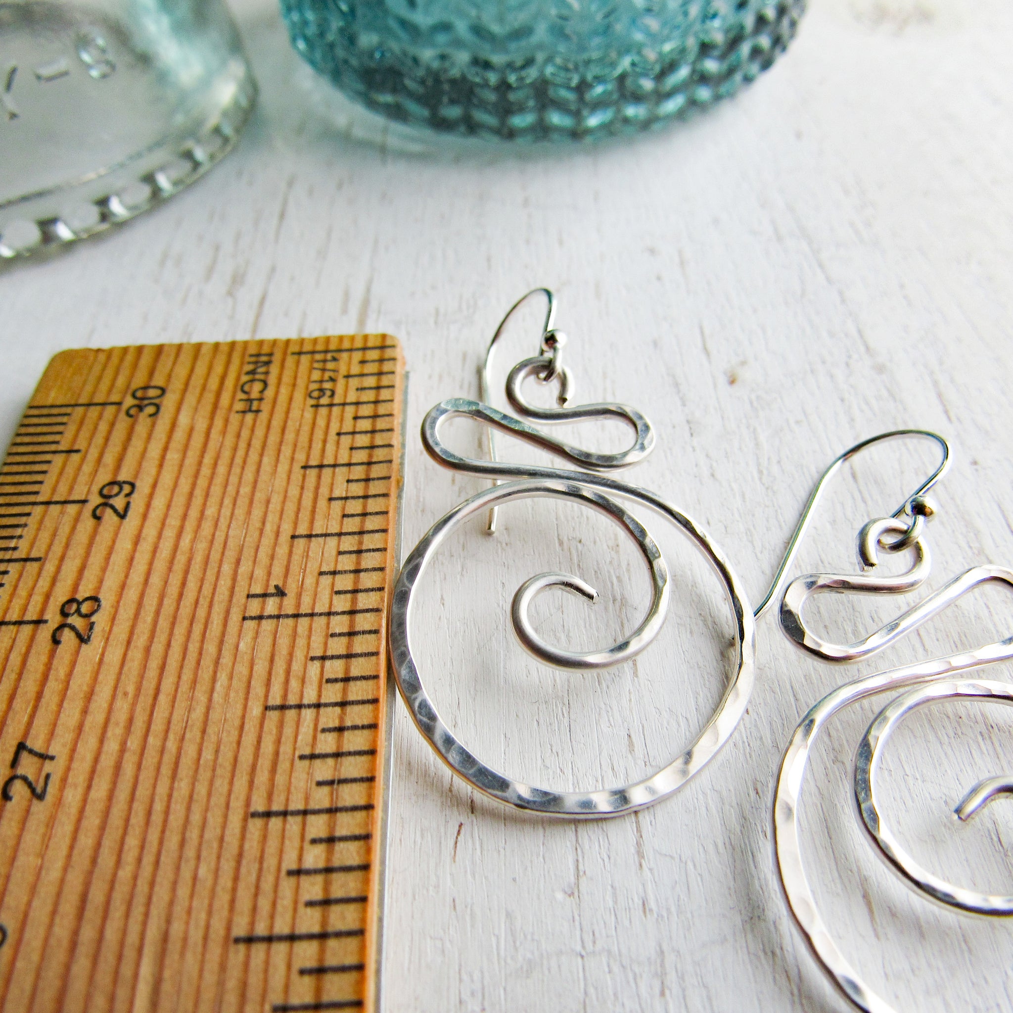 10 Spiral Swirl Circles Tiny Charm for Bracelet/Earrings/Necklace Pendant  Silver