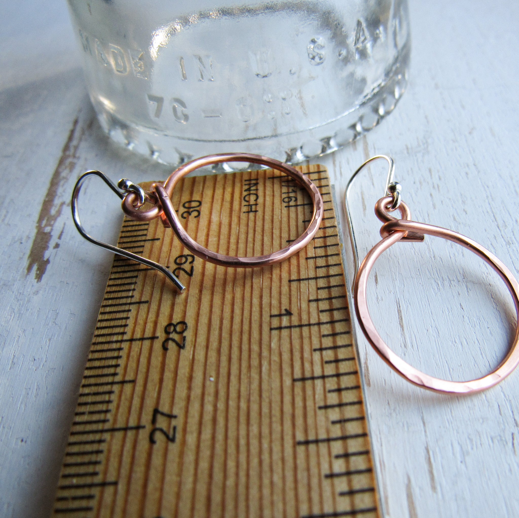 Simplicity Copper Wrap Earrings - Balsamroot Jewelry