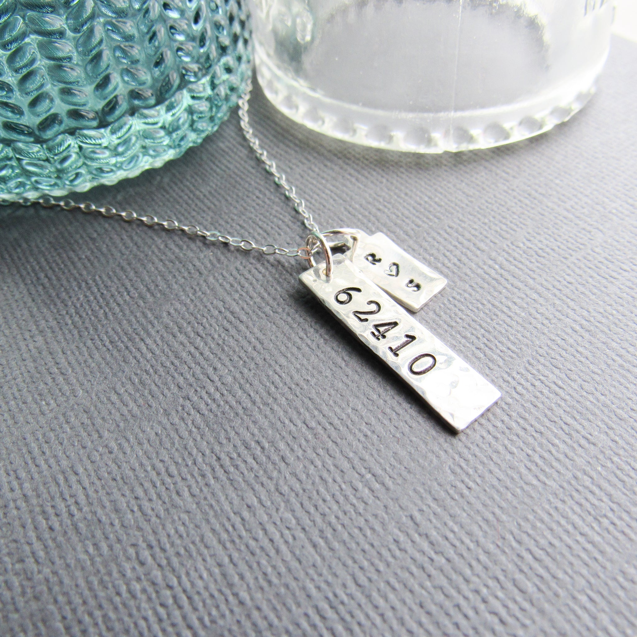 Initial necklace with date new arrivals