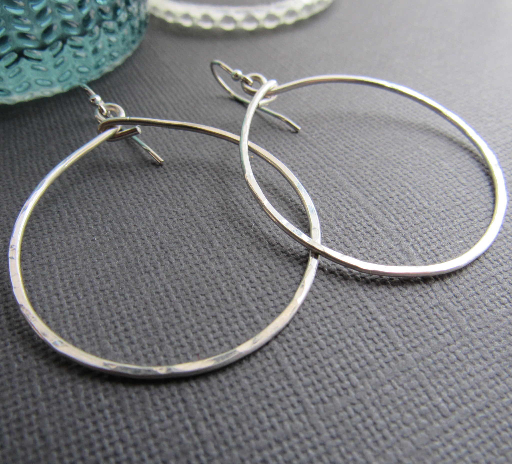 Perfect Deal On Silver Polish Hoop Earrings