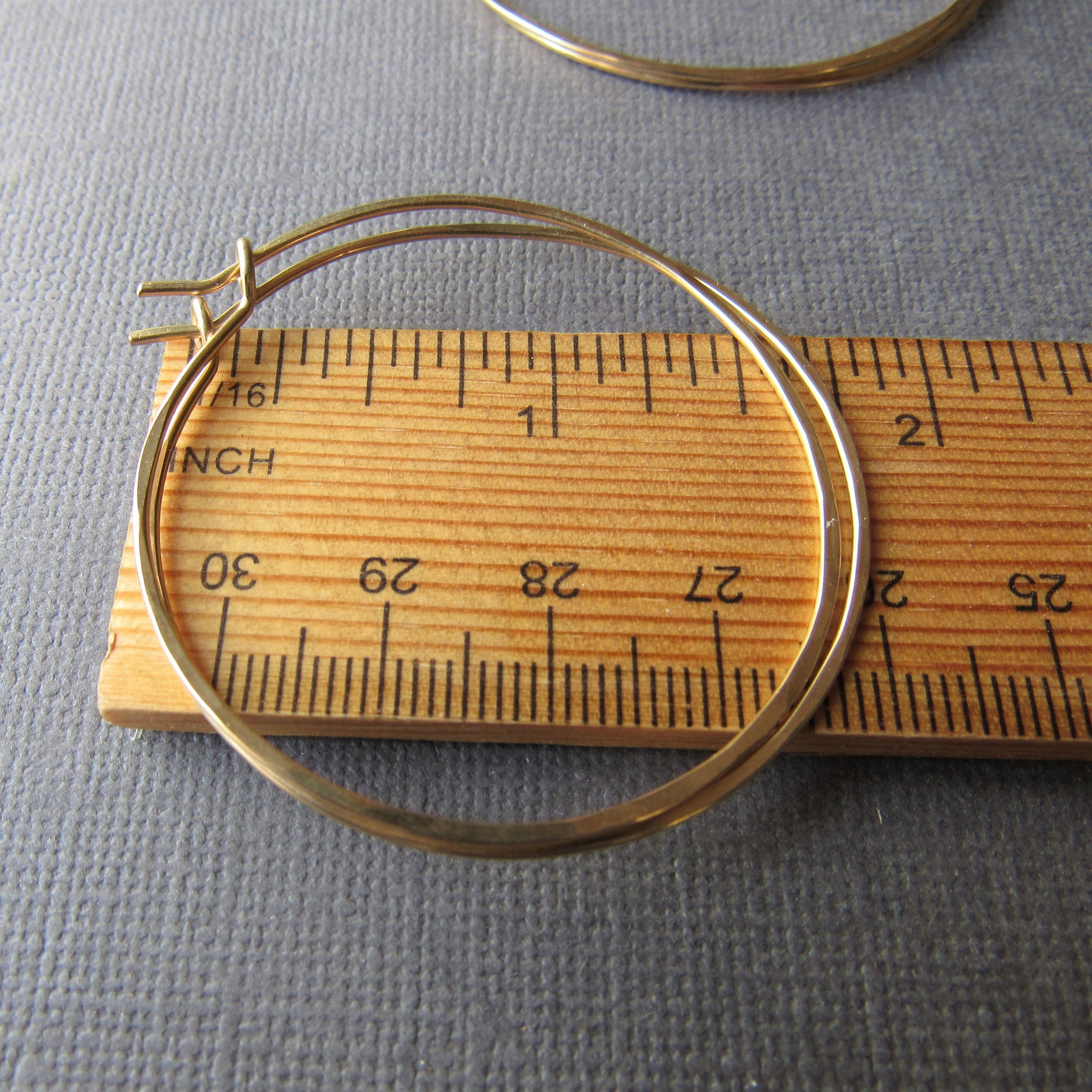 Classic Gold Hoops - Large
