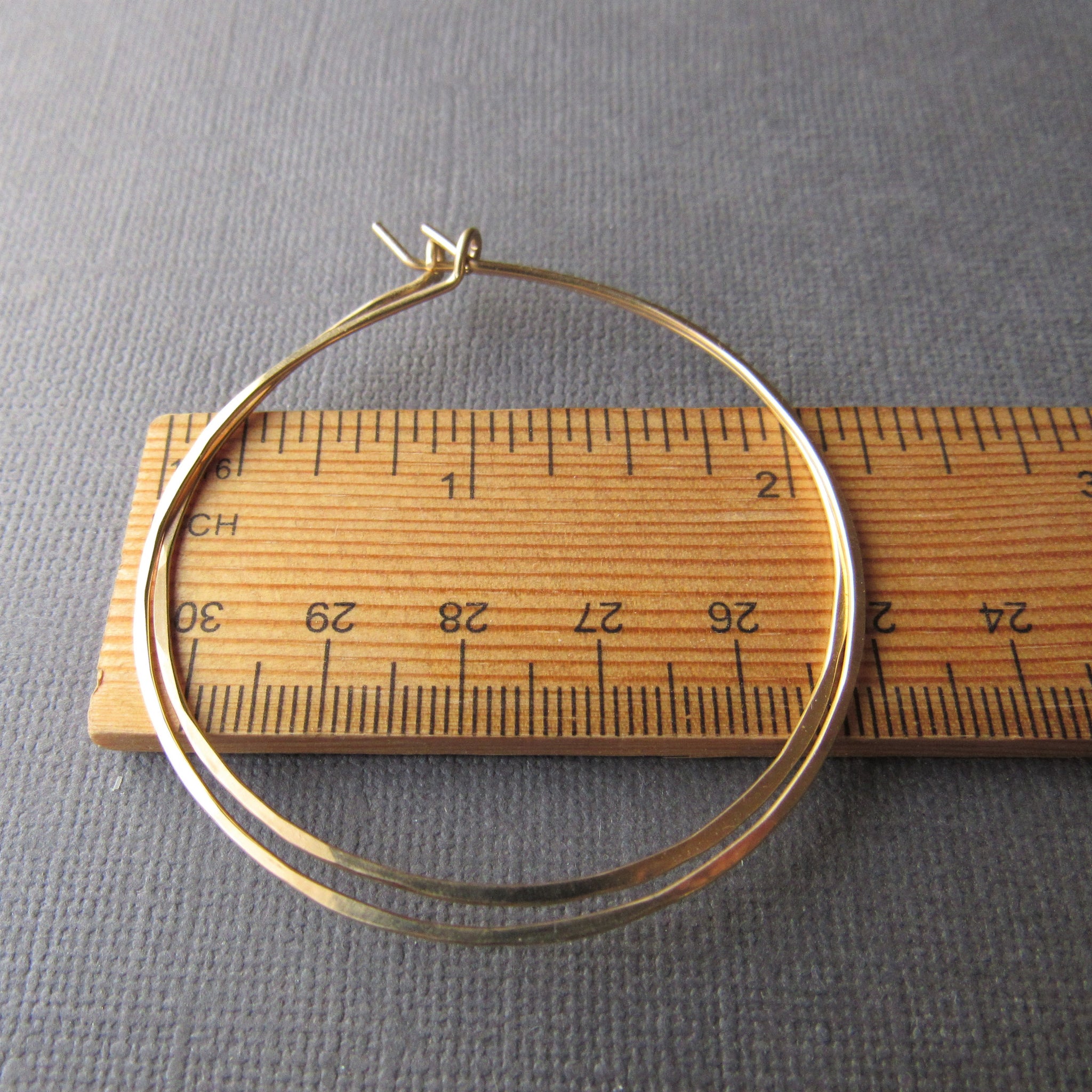 Classic Gold Hoops - Extra Large